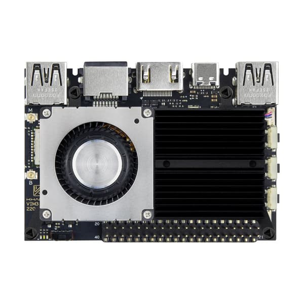 Enkeltkortcomputer, Amlogic A311D SoC, 4GB RAM, 32GB lagerplads,4G(32G)