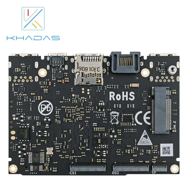 Khadas VIM3 enkeltkortcomputer, Amlogic A311D SoC, 4K@60fps videooutput,4G (32G)