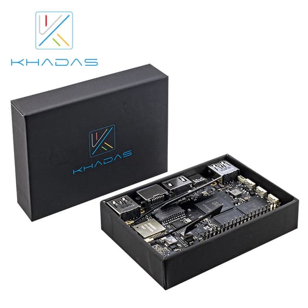 Khadas VIM3 enkeltkortcomputer, Amlogic A311D SoC, 4K@60fps videooutput,4G (32G)