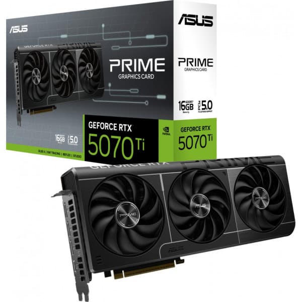 ASUS PRIME GeForce RTX 5070 Ti 16 Gt GDDR7 näytönohjain