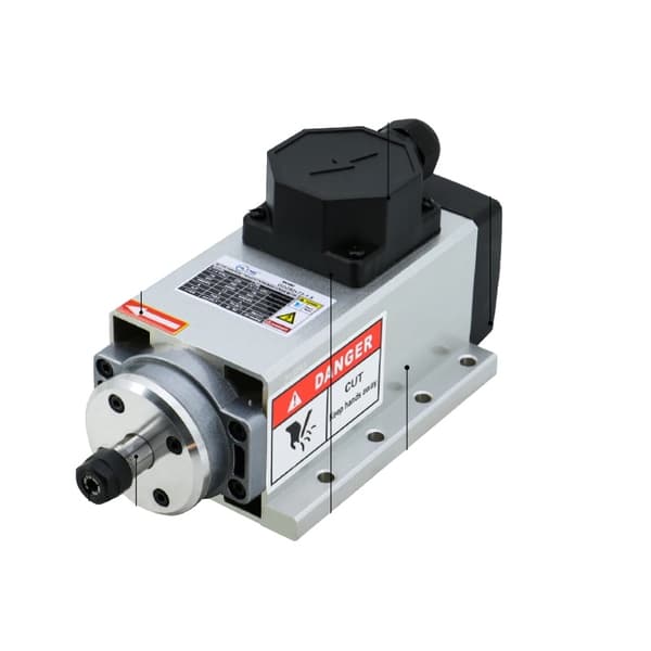 CNC Luftkølet Spindelmotor, Høj Driftshastighed, Luftkølesystem,Koblingsboks, 2.2kw 220v