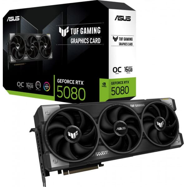 ASUS TUF Gaming GeForce RTX 5080 16 GB GDDR7 OC Edition grafikkort Multifärg