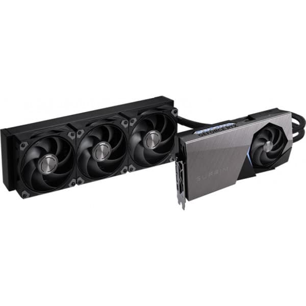 MSI GeForce RTX 5080 16G SUPRIM LIQUID SOC grafikkort Svart