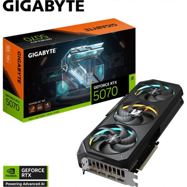 Gigabyte GeForce RTX 5070 GAMING OC 12 GB grafikkort