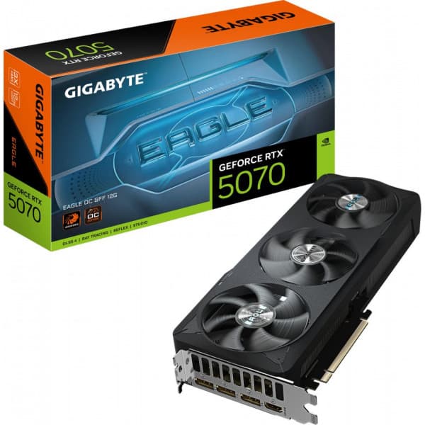 Gigabyte GeForce RTX 5070 EAGLE OC SFF 12 Gb grafikkort Svart