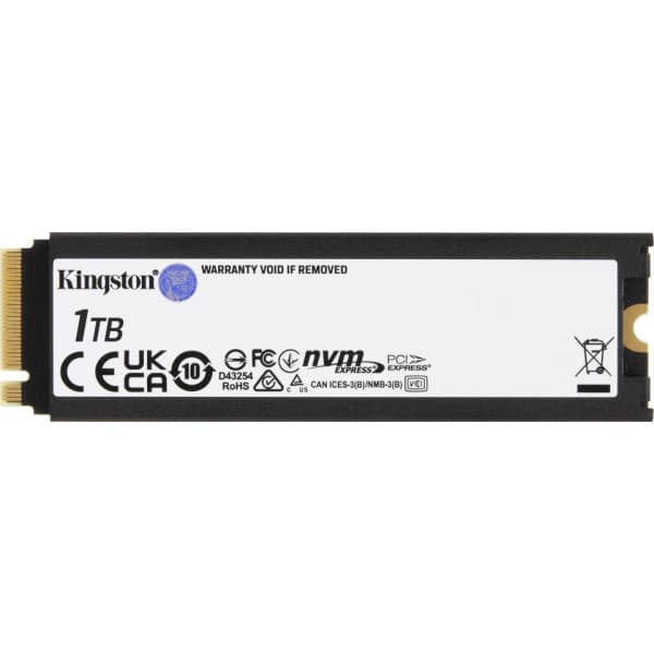Kingston FURY Renegade 1 Tt M.2 NVMe -SSD-kovalevy jäähdytyselementillä