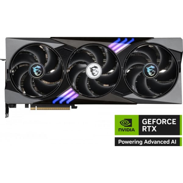 MSI GeForce RTX 5090 32G GAMING TRIO OC grafikkort Svart