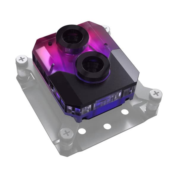 Phanteks Glacier EZ-Fit 450 CPU vattenblock, svart