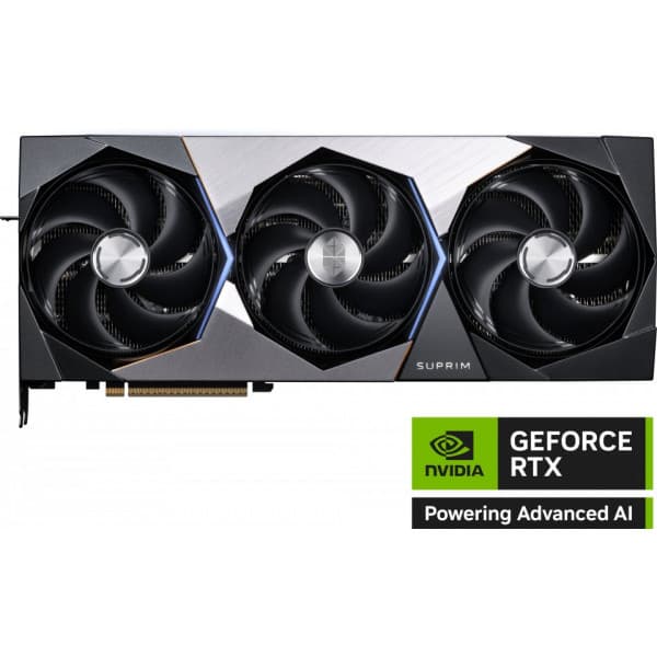MSI GeForce RTX 5090 32G SUPRIM SOC grafikkort Svart