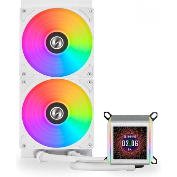 Lian Li Galahad II LCD 280 mm vätskekylningssystem, vit