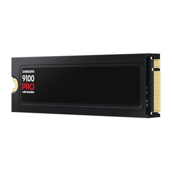 Samsung 9100 PRO 2 Tt M.2 NVMe Gen 5 SSD-kovalevy jäähdytyselementillä