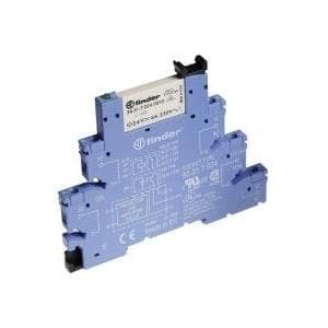 Finder koblingsmodul, serie 38 (6,2 mm bred) 38.61.7.024.5050 1 skiftekontakt 6 A 1 stk (38.61.7.024.5050)