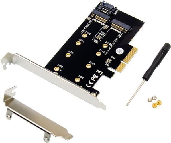 Microconnect MC-PCIE-SSDADAPTER gränssnittskort/adapter M.2 inbyggd (MC-PCIE-SSDADAPTER)