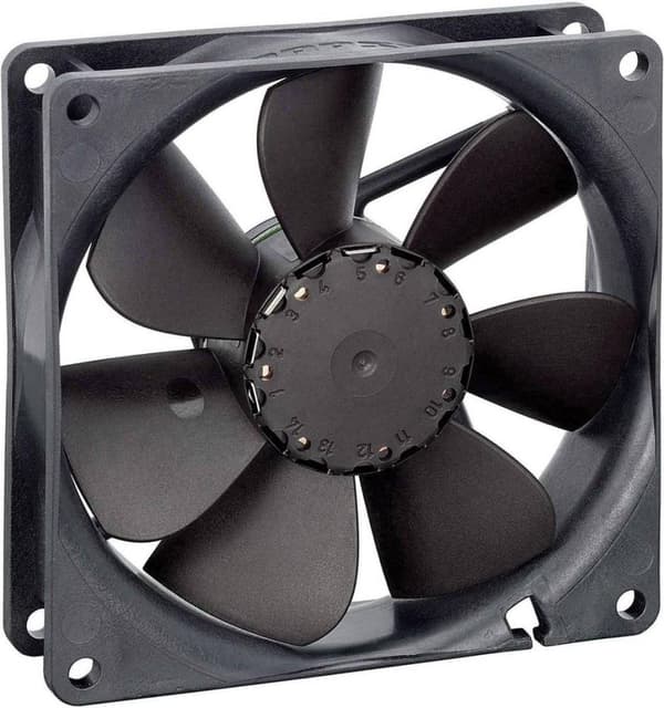EBM Papst 3412 N/2 G Aksial ventilator 12 V/DC 91 m³/h (lxbxh) 92 x 92 x 25,4 mm