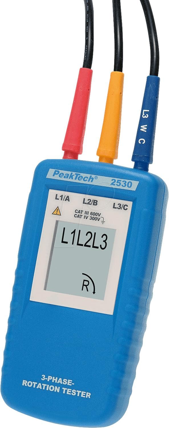 PeakTech roterende felttester 40...690 VAC (PeakTech 2530)