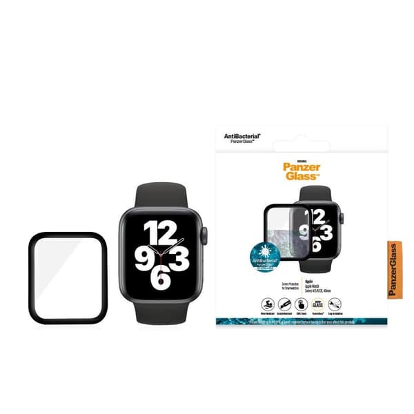PanzerGlass Apple Watch 40MM skærmbeskytter Hærdet glas Sort