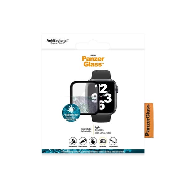 PanzerGlass Apple Watch 40MM skærmbeskytter Hærdet glas Sort