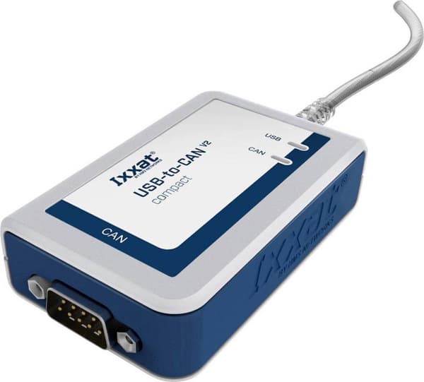 CAN konverter USB, CAN Bus, Sub-D9 galvanisk isoleret Ixxat 1.01.0281.12001 Forsyningsspænding (antal): 5 V/DC