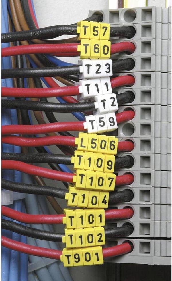 HellermannTyton WIC2-YELLOW-PA66-YE Markeringsklemme 561-02754