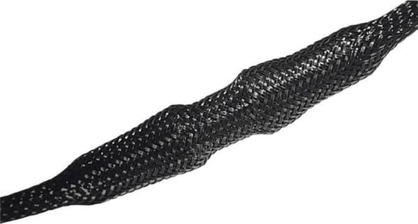 HellermannTyton 170-13000 HEGP30-PET-BK Flätad slang Svart Polyester 20 till 40 mm 50 m
