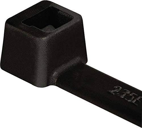 HellermannTyton-pakke med 100 sorte polyamid-kabelbindere (10 cm, 2,5 mm, 1 mm, 100) 11-01950