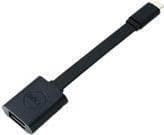 Dell - USB-adapter - USB-C (M) til USB Type A (W) - USB 3.0 - 13,2 cm - sort - til Latitude 5285 2-i-1, 5289 2-i-1, 7389 2-i-1 , XPS 12 9250, 13 93XX,