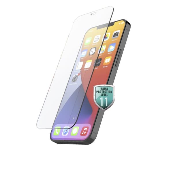 Hama Prime Line - skärmskydd för mobiltelefoner - fodralkompatibelt - 3D - glas - ramfärg svart (00213010)