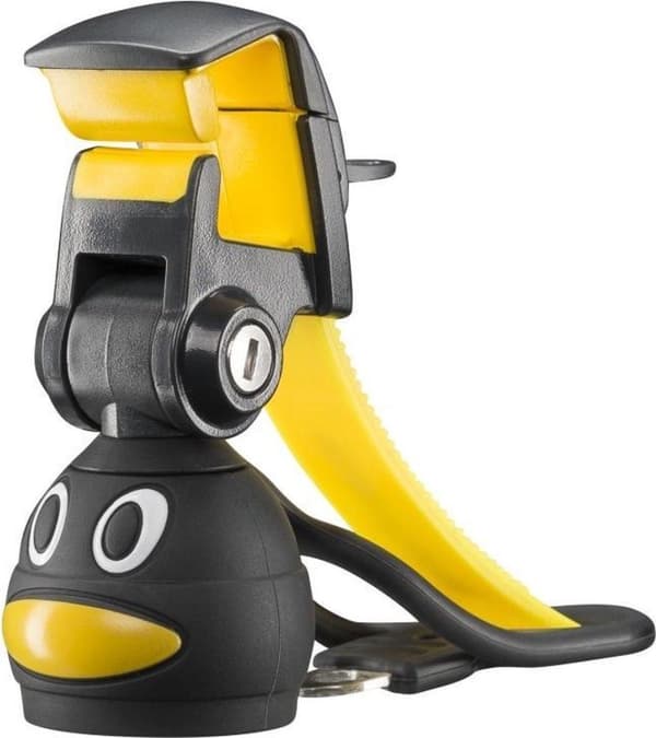 Mantona Smartphone flaske selfie holder Pinguin Sort, Gul