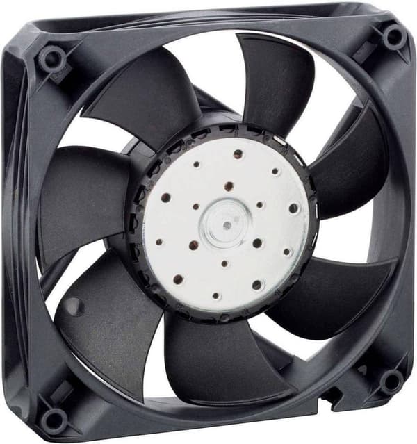 EBM Papst 4414 FNN axialfläkt 24 V 200 m/h (L x B x H) 119 x 119 x 25,4 mm (9294307002) Svart