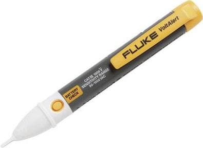 Fluke 2AC - Sort - Hvid - Gul - CAT IV - 1000 V - IEC 61010-1:2001 - UL 61010-1 (2. udgave) - CAN/CSA-C22.2 No. 61010-1-04 - og ISA-82.02.01 - -10 - 5