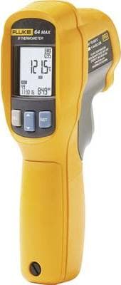 Fluke 64 Max - F,°C - -30 - 600 °C - Svart - Gul - -22 - 1112 °F - 500 ms - 8 - 14 µm (4856105)