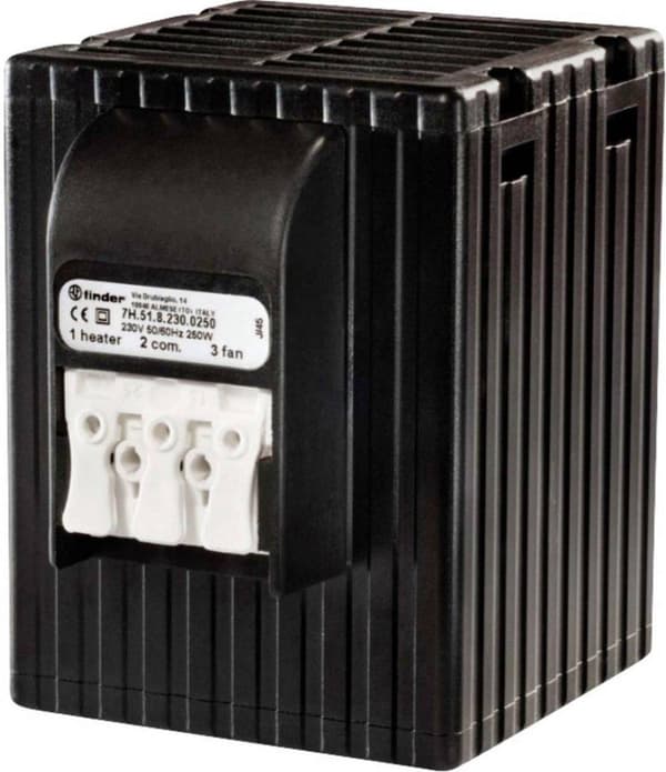 Finder 7H.51.8.230.0250 Lämmitin 110 - 230 V 250 W (PxLxK) 93,1 x 88,2 x 98,7 mm 1 kpl