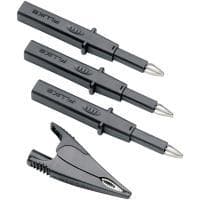 Fluke TLK290 - Testledning - Probe & clipssæt - Sort - Sølv - CAT II,CAT III,CAT IV - 1000V - 8A - 4 stk (2435092)