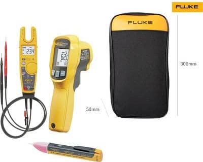 Fluke T6-600/62MAX+/1ACE håndholdt multimeter, strømklemme digital CAT III 600 V-skærm (tæller): 2000 (4910524)