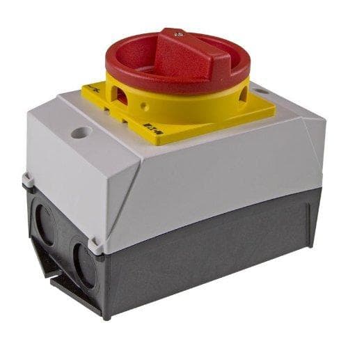 Eaton NØDSTOP hovedafbryder 6,5 kW kontakt positioner 2 poler 1 (T0-1-8200/I1/SVB)
