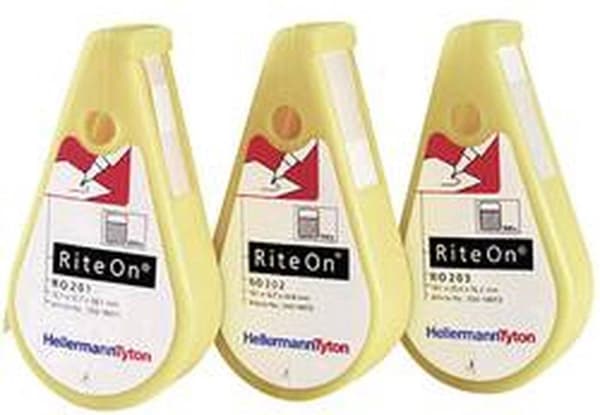 HellermannTyton 550-14012 RO202-1401-WH-1401-CL/WH Etiketdispenser Monteringsmetode: Lim 1 stk.