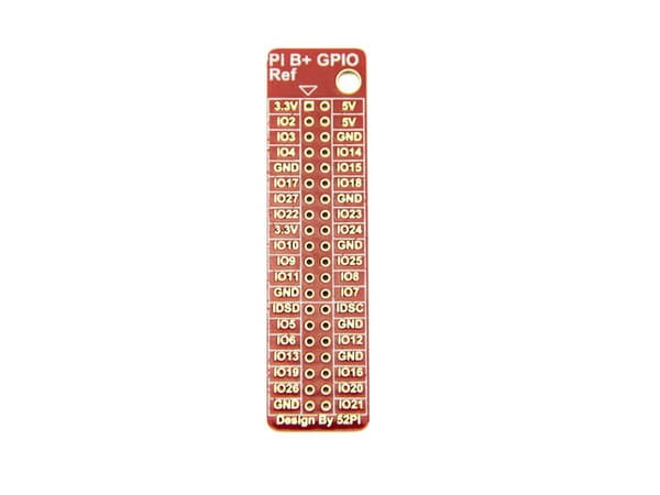 Raspberry Pi B+ GPIO referencekort printkort