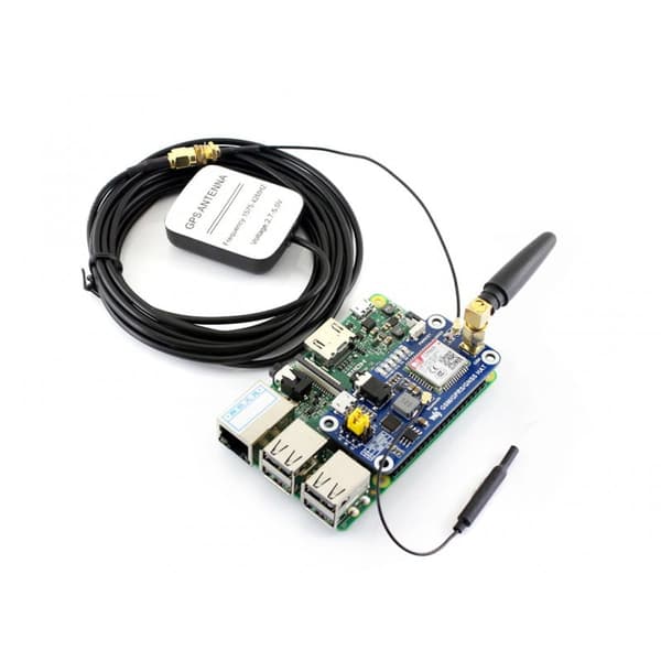HAT til Raspberry Pi med SIM868 GSM/GPRS/GNSS/Bluetooth