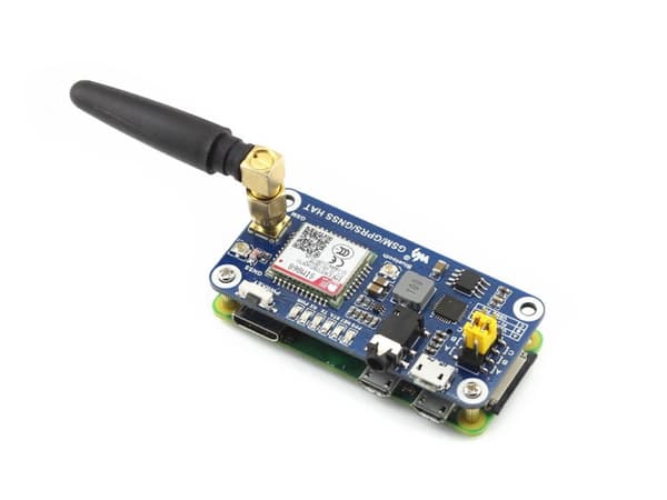 HAT til Raspberry Pi med SIM868 GSM/GPRS/GNSS/Bluetooth