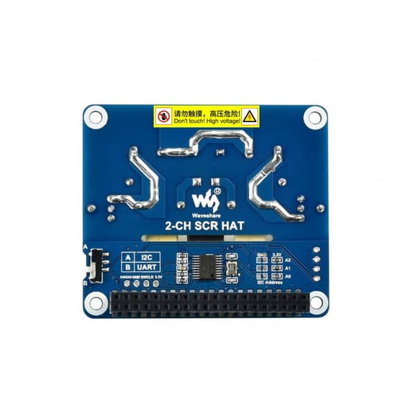 2-kanals Triac-udvidelseskort til Raspberry Pi