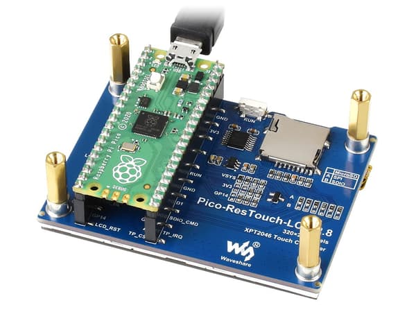2,8 tommer berøringsskærmsmodul til Raspberry Pi Pico