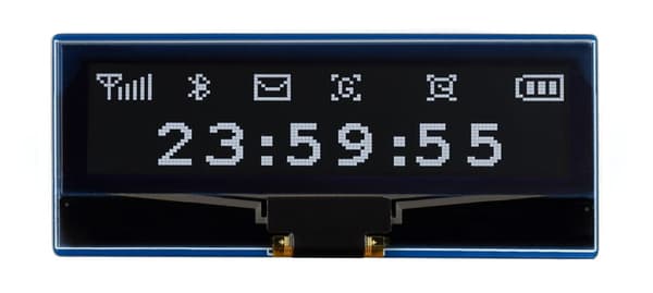 2,23 tommer OLED-displaymodul til Raspberry Pi Pico