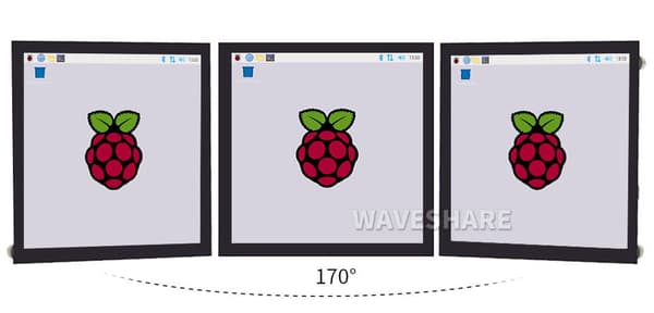 4-tums pekskärmsmodul för Raspberry Pi