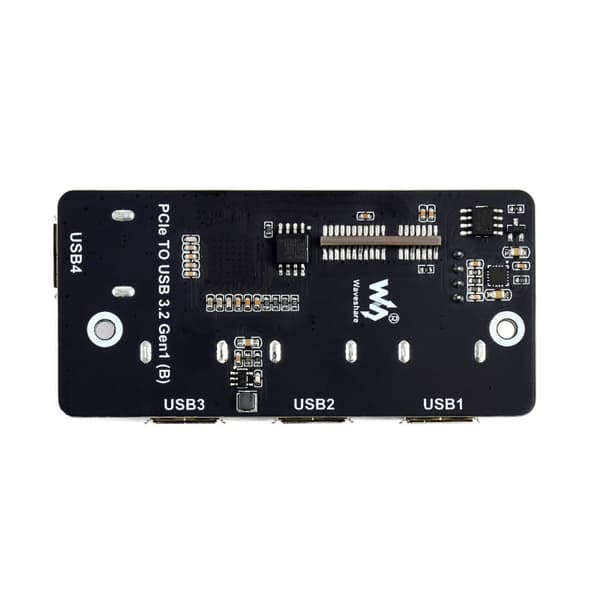 PCIe - 4x USB 3.2 Gen1 -sovitin Raspberry Pi CM4 -levylle