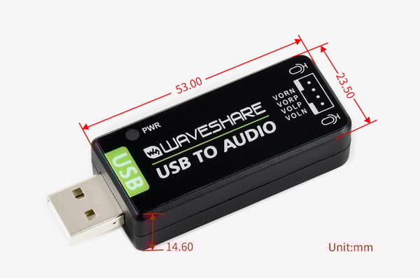 USB-ljudkort för Raspberry Pi