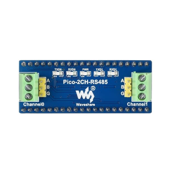 Dobbeltkanals RS485-busmodul til Raspberry Pi Pico
