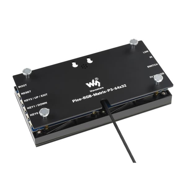 Digitalt RGB-ur 64×32 præcis RTC til Raspberry Pi Pico