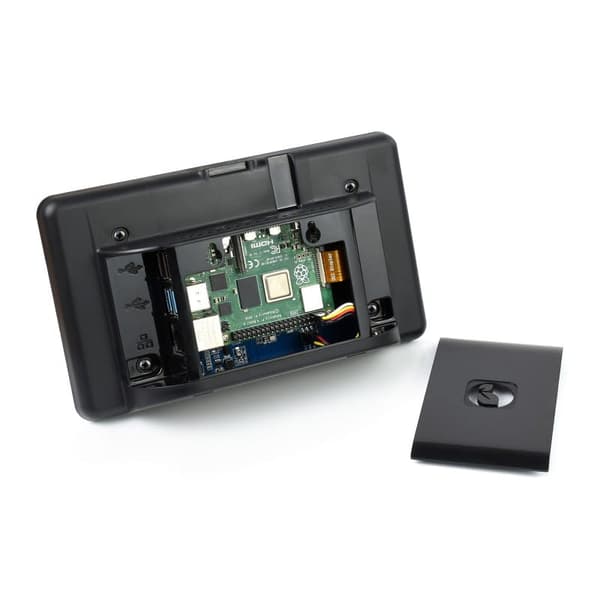 Kapacitiv 7-tums IPS-pekskärm för Raspberry Pi 1024x600 i skyddande fodral
