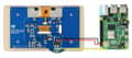 Miniatyrbild 10 av 11: Kapacitiv 7-tums IPS-pekskärm för Raspberry Pi 1024x600 i skyddande fodral