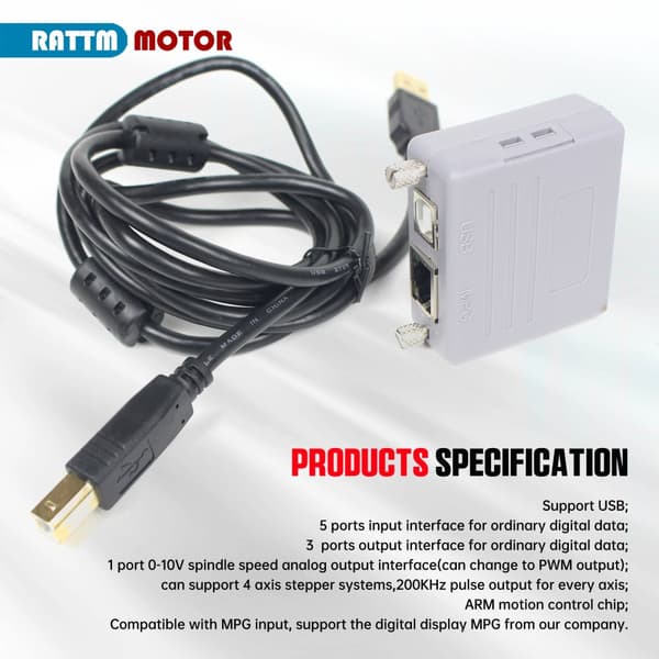 USB bevægelseskontroller, 6 akse support, 200KHz frekvens, kompakt design